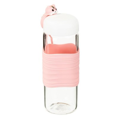 Remax (OR) RT-CUP-52 Cat & Fish Story Creative Bottle (260ml) Pink (Пляшка для води)